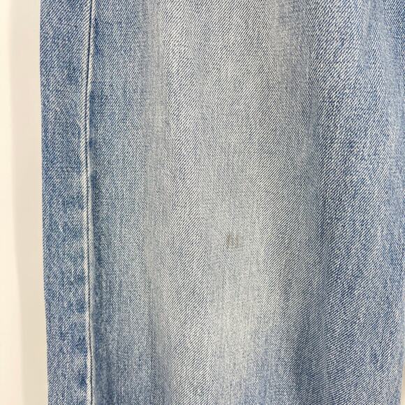 Haikure | Hurley Wide Leg Baggy Jeans in Chill Blue Waistband Detail Cuff 24 - Picture 8 of 16